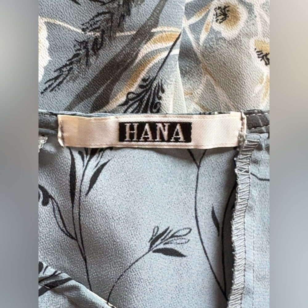 Hana Vintage Y2K Floral Mini Skirt Button Front Gray Blue Ethereal 2000s S - Picture 5 of 5
